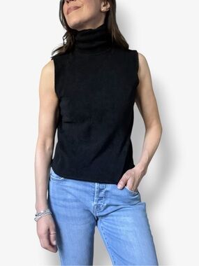 Eileen Fisher Black Knit Top